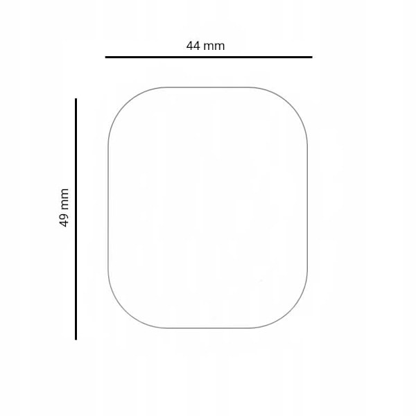 Spacecase Härdat Glas 2.5D För Apple Watch Ultra 49Mm Skärmskydd