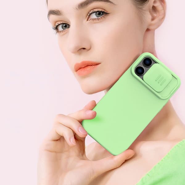NILLKIN CASE CAMERA COVER TIL IPHONE 14 PRO MAX BLUE
