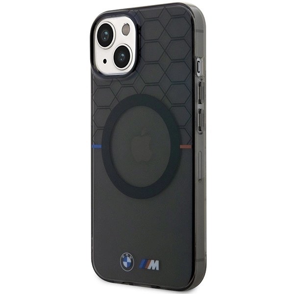 BMW PATTERN MAGSAFE ETUI TIL IPHONE 14 - GRÅ