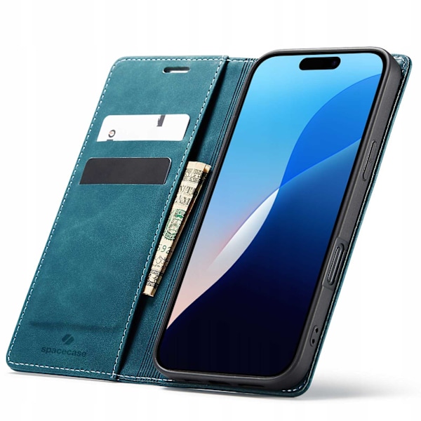 Spacecase Fodral Pålbockskydd För Iphone 16 Blå