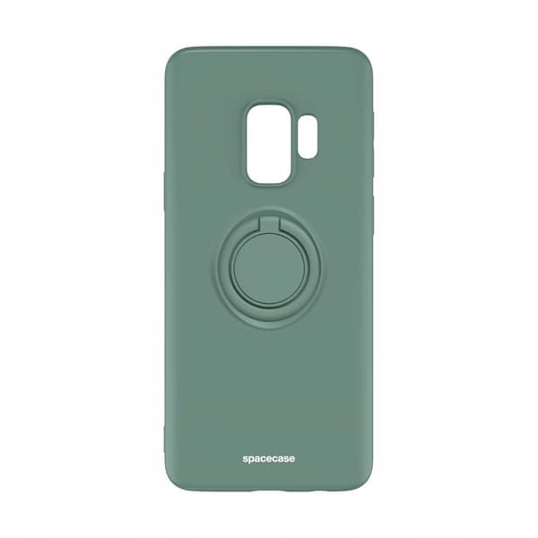 Spacecase Silikonecase Ring För Galaxy S9 Mörkgrön Skydd