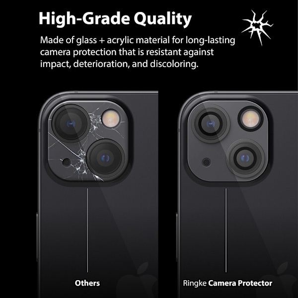 Ringke Camera Protector Glassherdet kameraglass for iPhone 13 / iPhone 13 mini (C1G021)