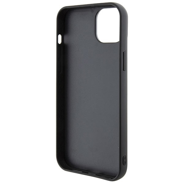 Karl Lagerfeld 3D Rubber Multi Logo Deksel til iPhone 15 Plus - Svart