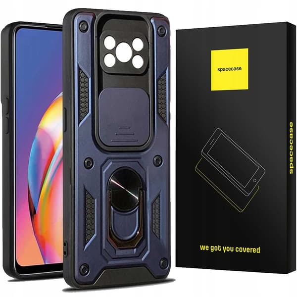 Spacecase Case Cover För Poco X3 Pro Blue Phone