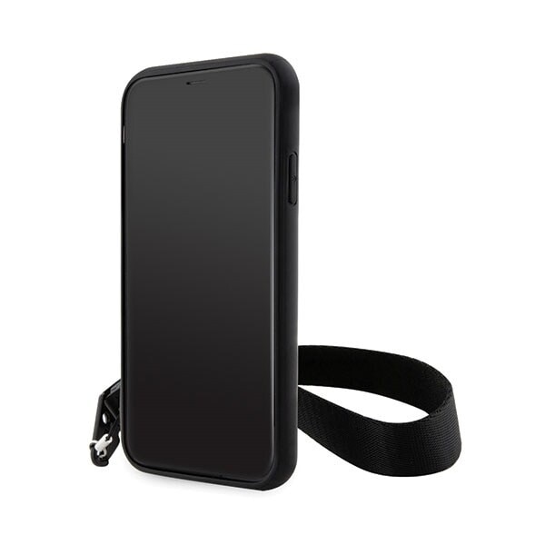 Karl Lagerfeld KLHCN61SAKLMBSK Deksel til iPhone 11 / Xr - Svart Monogram Losange Saffiano