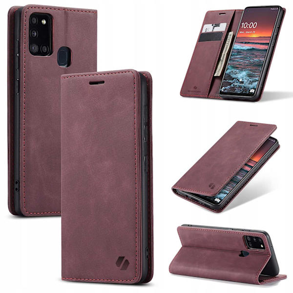 Spacecase Pålångar Fodral För Samsung Galaxy A21S Röd