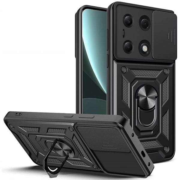 TECH-PROTECT CAMSHIELD PRO XIAOMI REDMI NOTE 13 PRO 4G / LTE / POCO M6 PRO 4G / LTE SORT