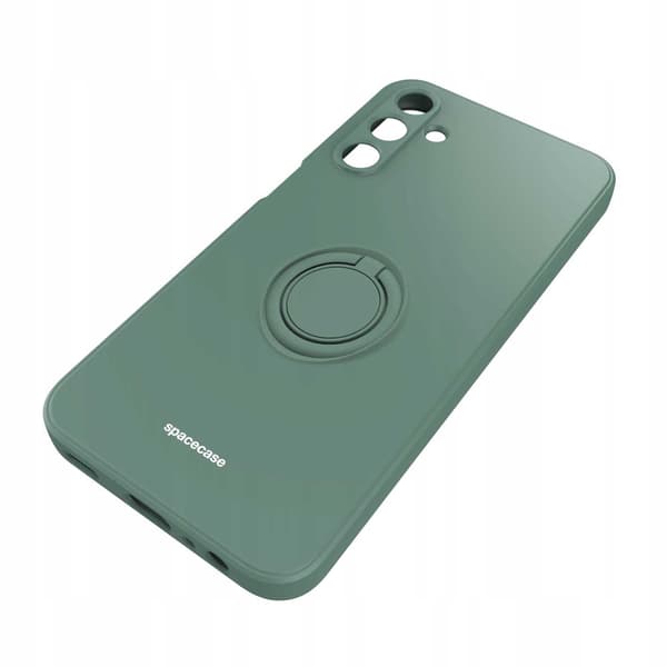 Spacecase Silikonecase Ring För Samsung Galaxy A15 4G 5G Mörkgrön