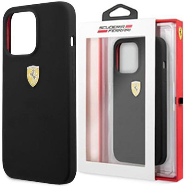 FERRARI SILIKONE MAGSAFE ETUI TIL IPHONE 13 PRO MAX - SORT
