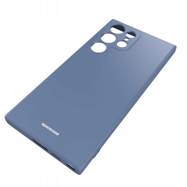 Spacecase Silikonecase-Skydd För Galaxy S23 Ultra Blue