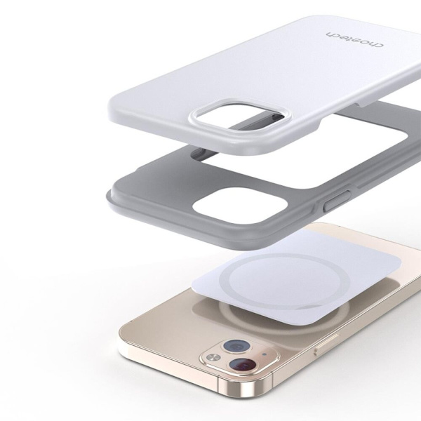 CHOETECH CASE CASE COVER MED MAGSAFE TIL IPHONE 13 HVID
