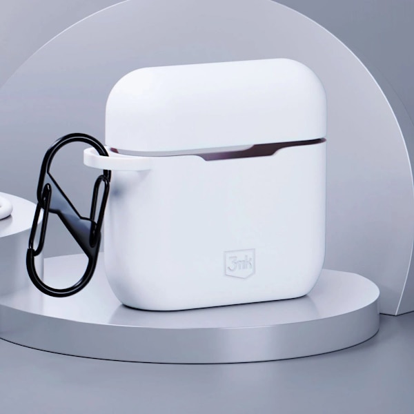 3mk Silicon AirPods-deksel for AirPods 3 - hvit