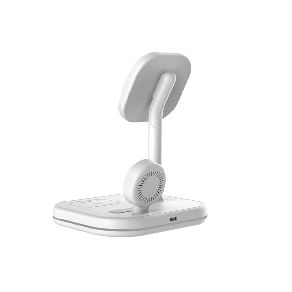 TECH-PROTECT QI15W-A27 3I1 MAGNETISK MAGSAFE TRÅDLØS OPLADER HVID