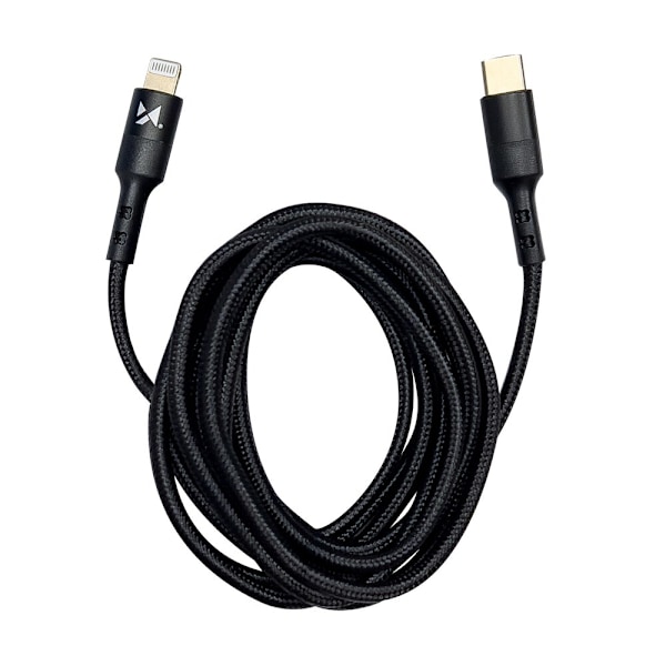 Wozinsky USB Type C - Lightning Power Delivery-kabel 18W 2m svart (WUC-PD-CL2B)