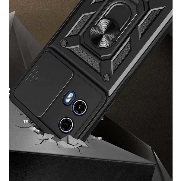 Spacecase Case Cover För Motorola G04 G24 G24 Power Black