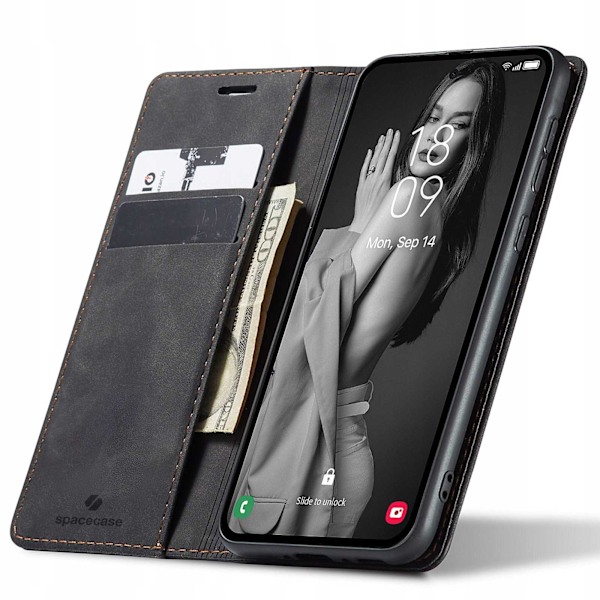 Spacecase Fodral Till Samsung Galaxy A32 5G Black Phone