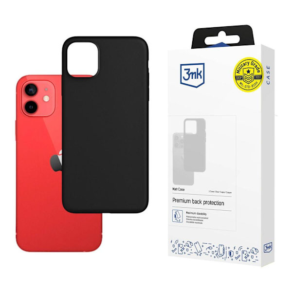 APPLE IPHONE 12 MINI - 3MK MAT ETUI SORT