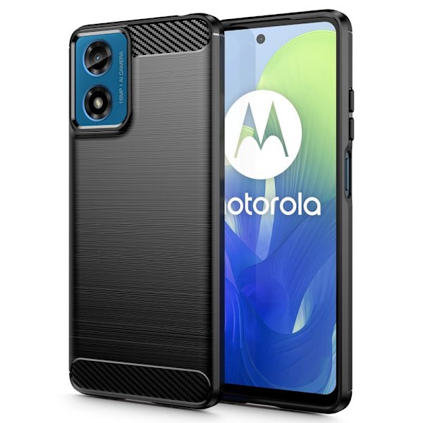 TECH-PROTECT TPUCARBON MOTOROLA MOTO G24 / G24 POWER / G04 / E14 SVART