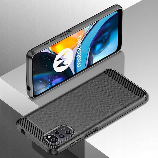 Spacecase Case Cover För Motorola G22 G32 E32 E32S Svart