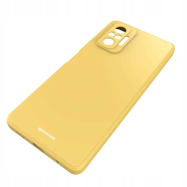 Spacecase Silikonfodral För Xiaomi Redmi Note 10 Pro Yellow
