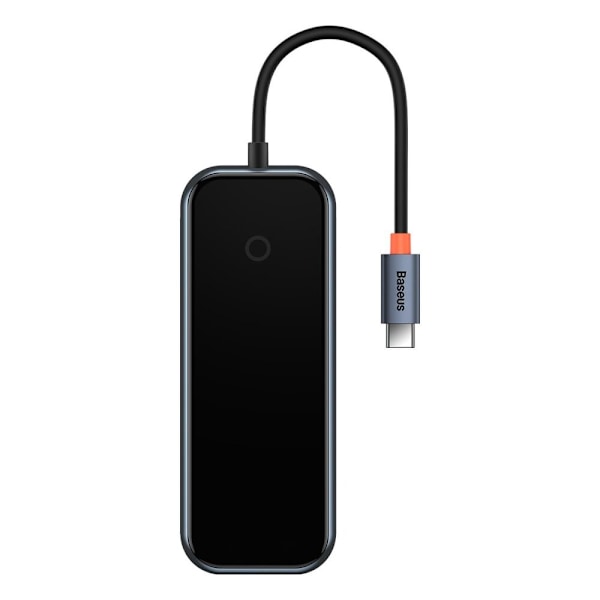Baseus AcmeJoy HUB 4-porter (USB-C - 1x USB-C PD&Data/3x USB3.0) mørkegrå (WKJZ010313)