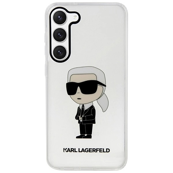 KARL LAGERFELD IKONIK KARL ETUI TIL SAMSUNG GALAXY S23+ - GENNEMSIGTIG
