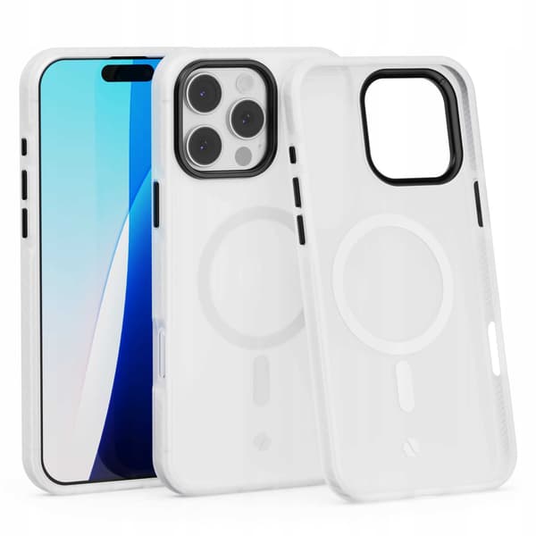 Spacecase Case Hybrid Fusion Mag Skydd För Iphone 16 Pro Max Clear