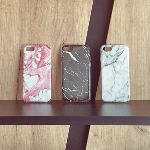 Wozinsky Marble gelfodral marmorfodral till Samsung Galaxy Note 9 rosa