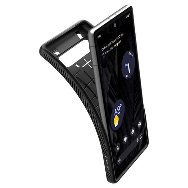 SPIGEN LIQUID AIR GOOGLE PIXEL 7A MATT SVART