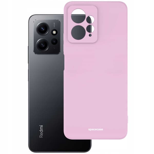 Spacecase Silikonfodral För Xiaomi Redmi Note 12 4G Lilac