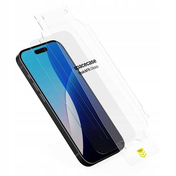 Spacecase Quickfit Härdat Glas För Iphone 16 Pro Protective Screen
