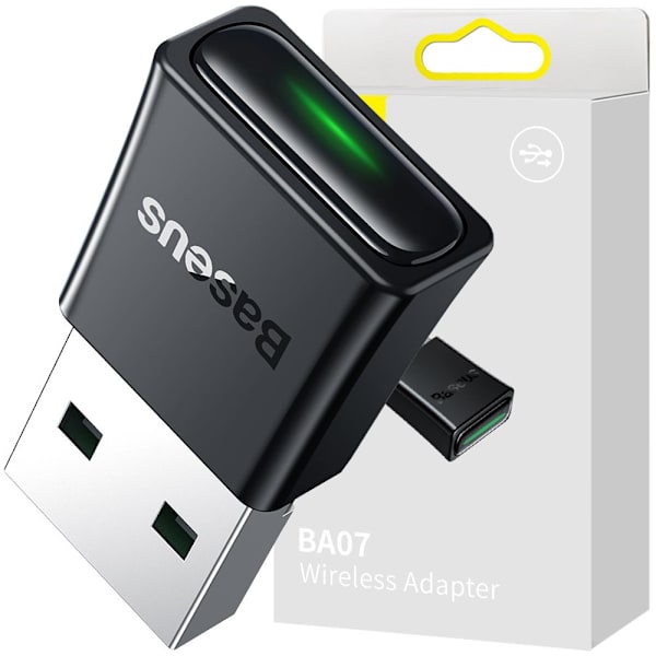 Baseus BA07 Bluetooth USB Adapter - Svart