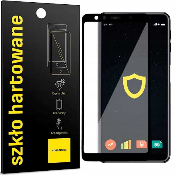 Spacecase 5D Härdat Glas För Samsung Galaxy A7 2018 Fullständig Skydd