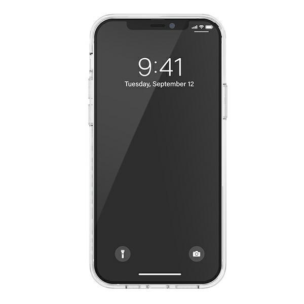 SuperDry Snap iPhone 12/12 Pro Clear Case e sølv/sølv 42591