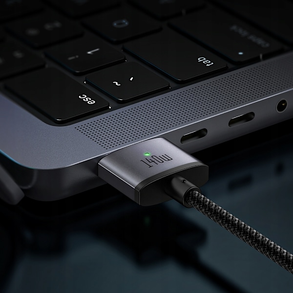 MCDODO LADDNINGSADAPTERKABEL MACBOOK AIR PRO USB-C MAGSAFE 3 140W 2M