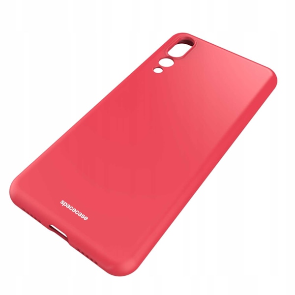 Spacecase Silikonfodral För Huawei P20 Pro Rött Skydd