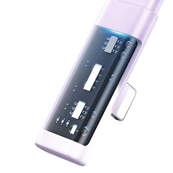 MCDODO ANGLE USB LIGHTNING PLATKABEL 36W IPHONE 13 14 LILLA 2M