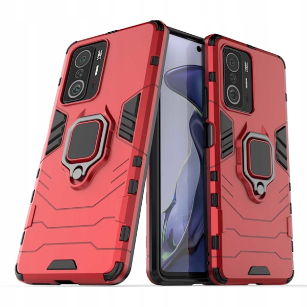 Spacecase Case Cover För Xiaomi 11T 11T Pro Red Sc X-Ring