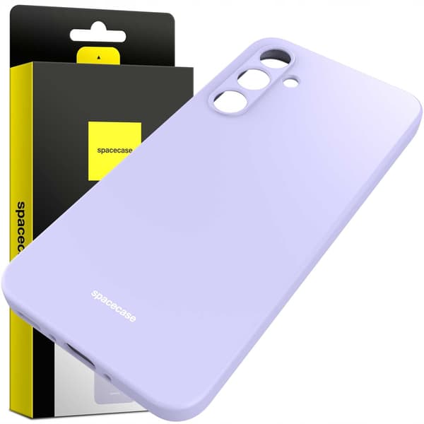 Spacecase Silikonfodral För Samsung Galaxy A35 5G Ljuslila