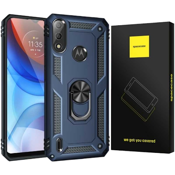Spacecase Case Cover Till Motorola E7 E7I Power Blue