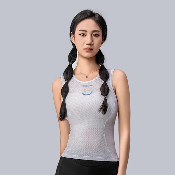 Rockbros YDBX001 Quick Dry sykkelvest for kvinner M/L - Hvit