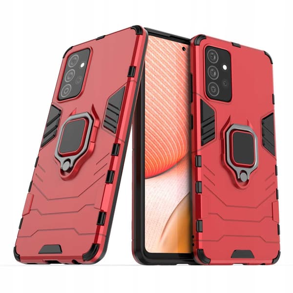 Spacecase Case Cover För Samsung Galaxy A72 5G X-Ring Röd