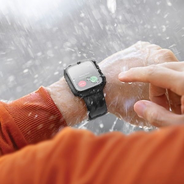 UNIQ fodral Nautic Apple Watch Series 7/8/9 41mm transparent/duvklar
