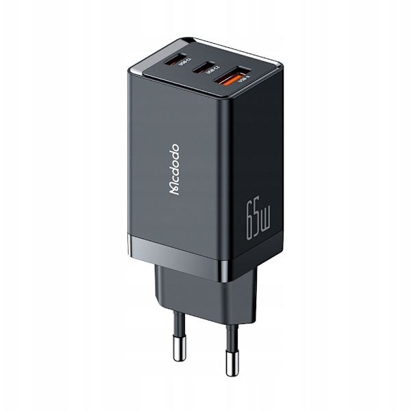 MCDODO SNABBLADDARE STRÖMFÖRSÖRJNING CUBE 3X USB-C PD USB-A GAN 67W