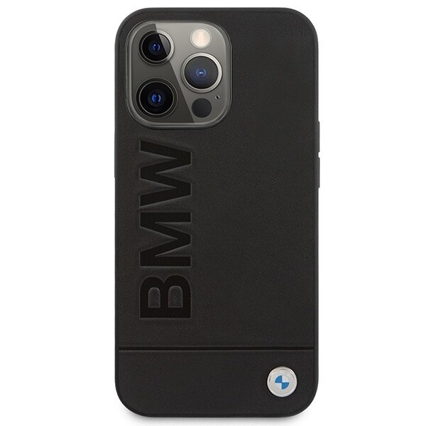 BMW SIGNATURE LOGO IMPRINT MAGSAFE ETUI TIL IPHONE 14 PRO MAX - SORT