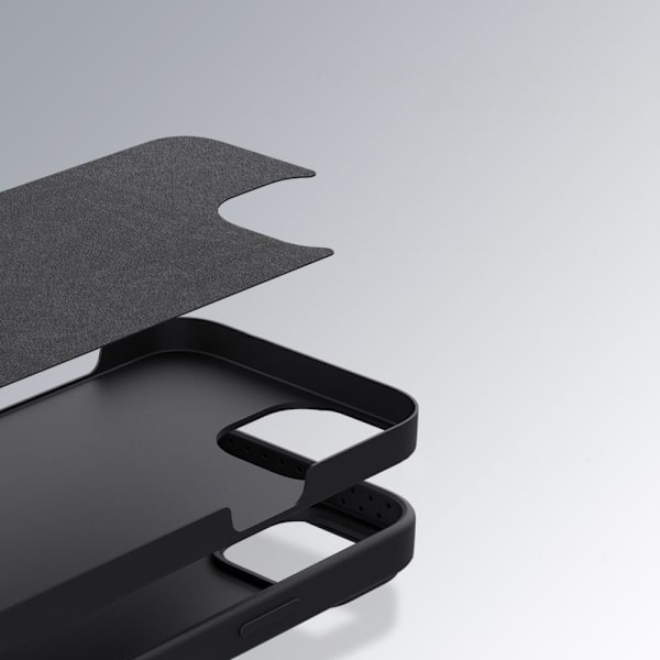 Nillkin CamShield Silikonetui til iPhone 14 Pro Max deksel med kamerabeskyttelse svart