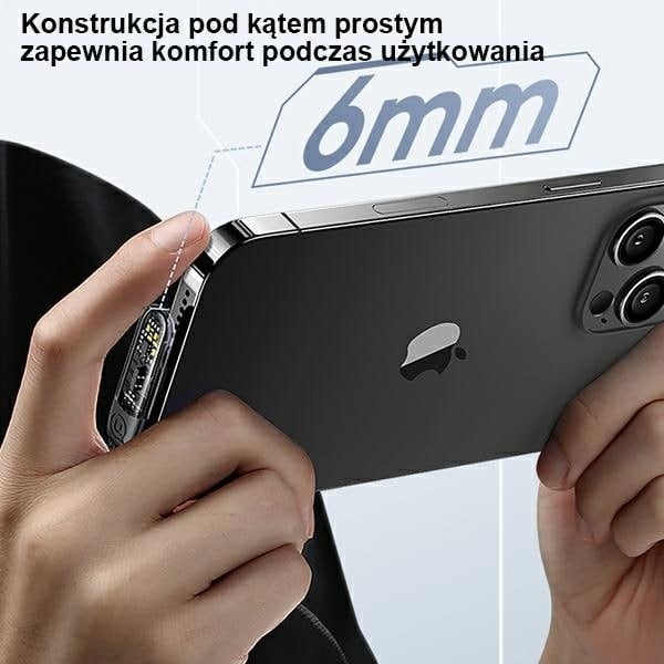 USAMS Vinklad USB-C till USB-C PD 100W Snabbladdning Iceflake Series-kabel 2m vit/vit SJ587USB02 (US-SJ587)