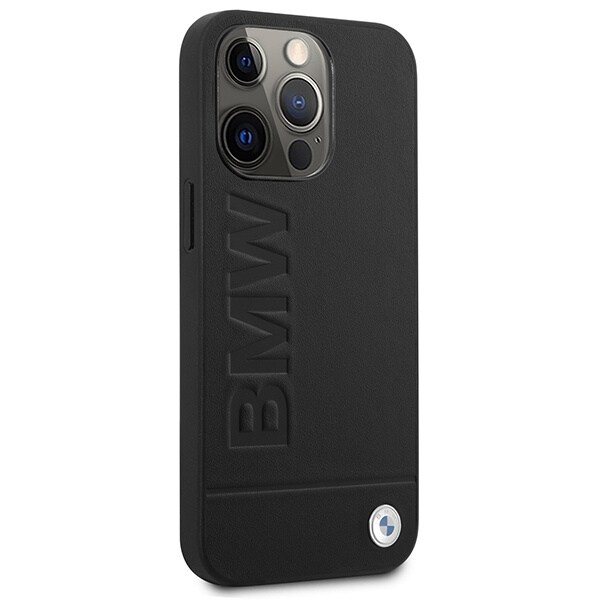 BMW SIGNATURE LOGO IMPRINT MAGSAFE ETUI TIL IPHONE 14 PRO MAX - SORT
