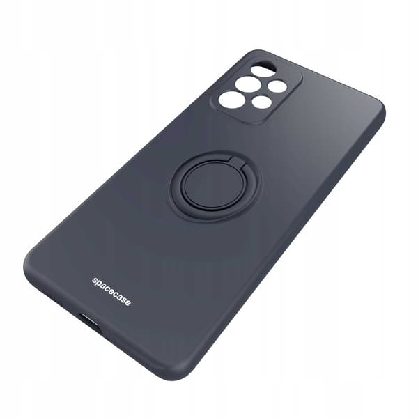 Spacecase Silikonecase Ring För Samsung Galaxy A53 5G Svart
