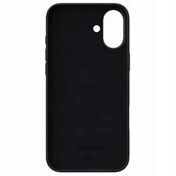 Spacecase Case Cover För Iphone 16 Plus För Magsafe Black